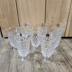 Fostoria America 6 inch drinking footed glasses